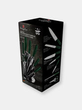 Load image into Gallery viewer, 8-Piece Knife Set with Acrylic Stand Emerald Collection