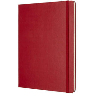 Moleskine Classic XL Hard Cover Squared Notebook (Red) (One Size)