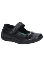 Load image into Gallery viewer, Hush Puppies Girls Jessica Patent Leather School Shoe (Black)