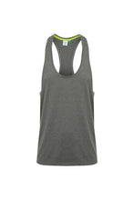 Load image into Gallery viewer, Tombo Mens Muscle Vest (Grey Marl)