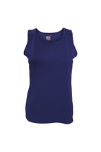 Load image into Gallery viewer, Fruit Of The Loom Womens/Ladies Sleeveless Lady-Fit Performance Vest Top (Deep Navy)