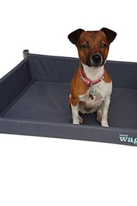 Henry Wag Elevated Dog Bed (Ash Gray) (33x29x11in)