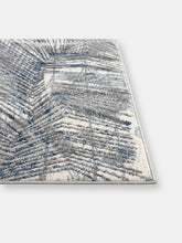 Load image into Gallery viewer, Mist MIS130A Leaves Blue Grey Area Rug