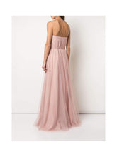 Load image into Gallery viewer, Strapless Tulle Draped Gown