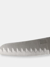 Load image into Gallery viewer, Michael Graves Design Comfortable Grip 5 Inch Stainless Steel Santoku Knife, Indigo