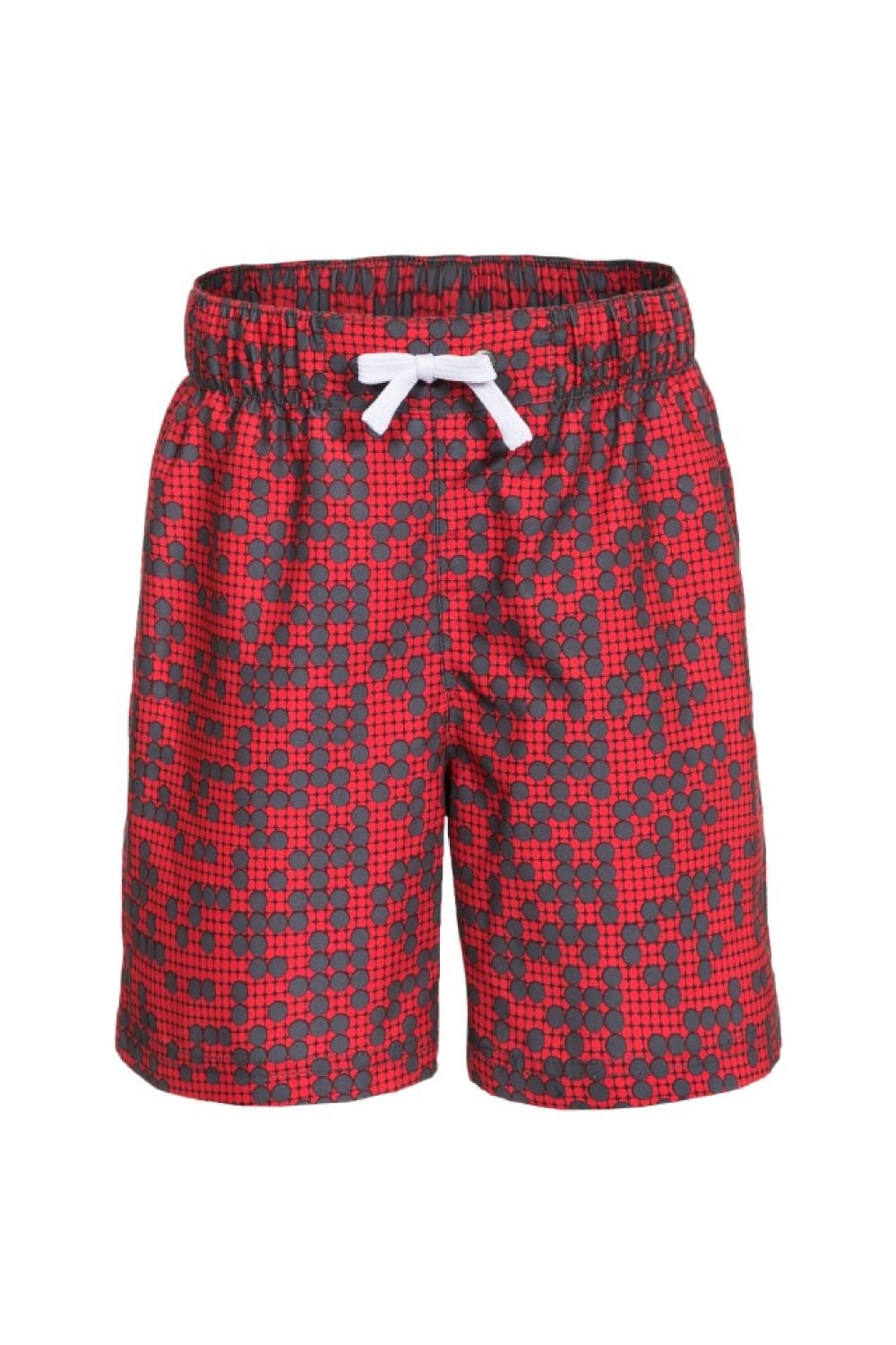 Childrens Boys Alley Swimming Shorts - Red