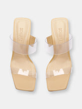 Load image into Gallery viewer, Ariellen Vinyl &amp; Rhinestones Sandal