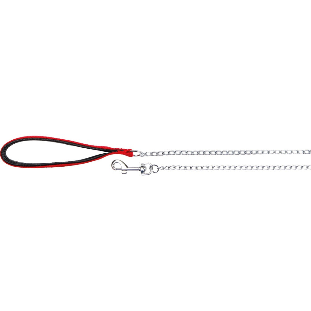 Trixie Chain Dog Lead (Red) (1m x 3mm)
