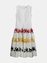 Load image into Gallery viewer, Carolina Herrera Women&#39;s Sleeveless Pleated A Line Dress