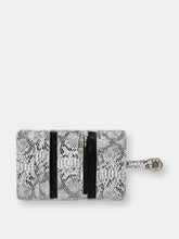 Load image into Gallery viewer, Mila Trifold Wallet: Ebony Snake