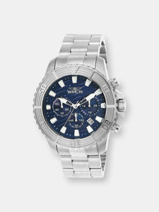 Invicta Men's Pro Diver 23999 Silver Stainless-Steel Plated Swiss Chronograph Diving Watch