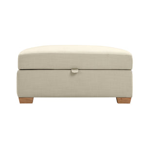 Cailyn Storage Ottoman - Linen