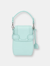 Load image into Gallery viewer, Octavio Pebbled Mint 4 Way Backpack