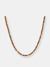 Load image into Gallery viewer, Silver And Stones Necklace - Tiger Eye