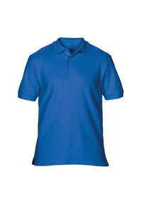 Mens Premium Cotton Sport Double Pique Polo Shirt - Royal