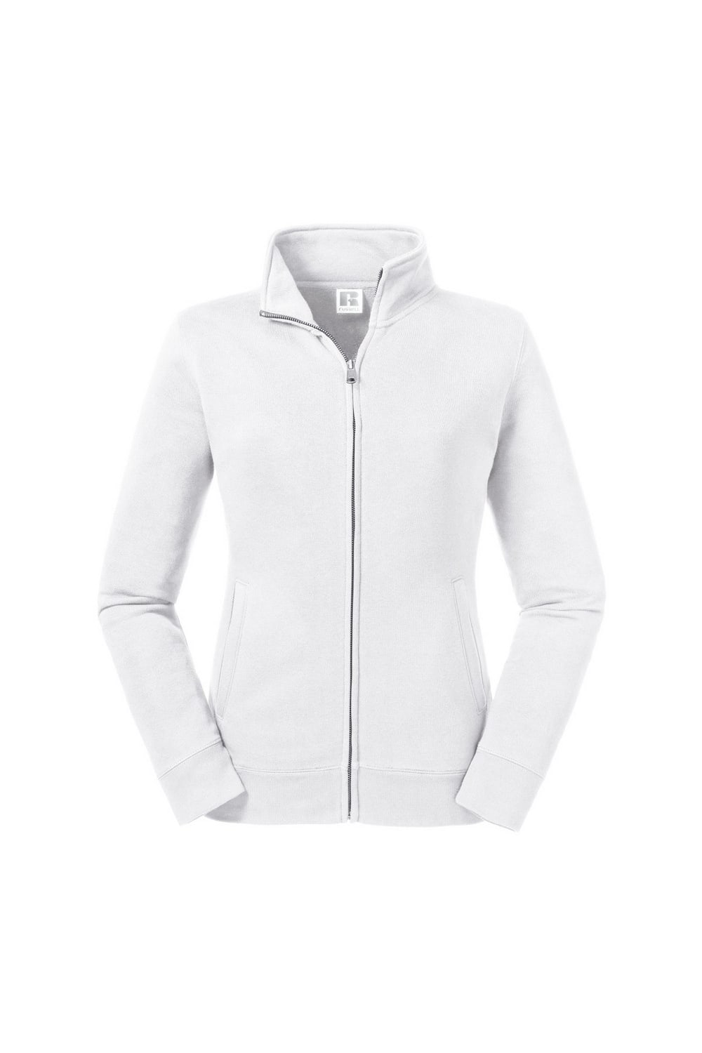 Russell Womens/Ladies Authentic Sweat Jacket (White)