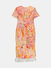 Load image into Gallery viewer, Marni Women&#39;s Nectarine Waterfall Comp Poplin Dress