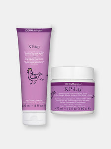 KP Duty Ultra Duo Kit for Keratosis Pilaris + Dry, Rough + Bumpy Skin with 10% AHAs + PHAs