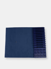 Load image into Gallery viewer, Michael Graves Design 11 Slot Plastic Dish Drying Rack with Super Absorbent Mat, Indigo