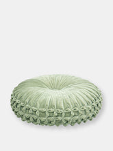 Load image into Gallery viewer, Velvet Round Cushion - Pistachio Green - 16 Inch