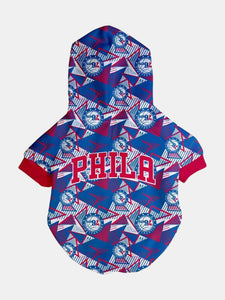 Philadelphia 76ers X Fresh Pawz - Hardwood Hoodie | Dog Clothing