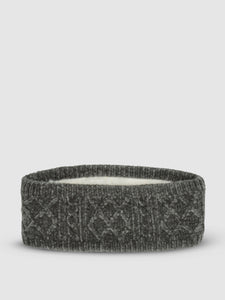 Chenille Knit Headband | Grey