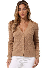Load image into Gallery viewer, Cotton Pointelle Cardigan