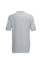 Load image into Gallery viewer, Fruit Of The Loom Mens 65/35 Heavyweight Pique Short Sleeve Polo Shirt (Heather Grey)