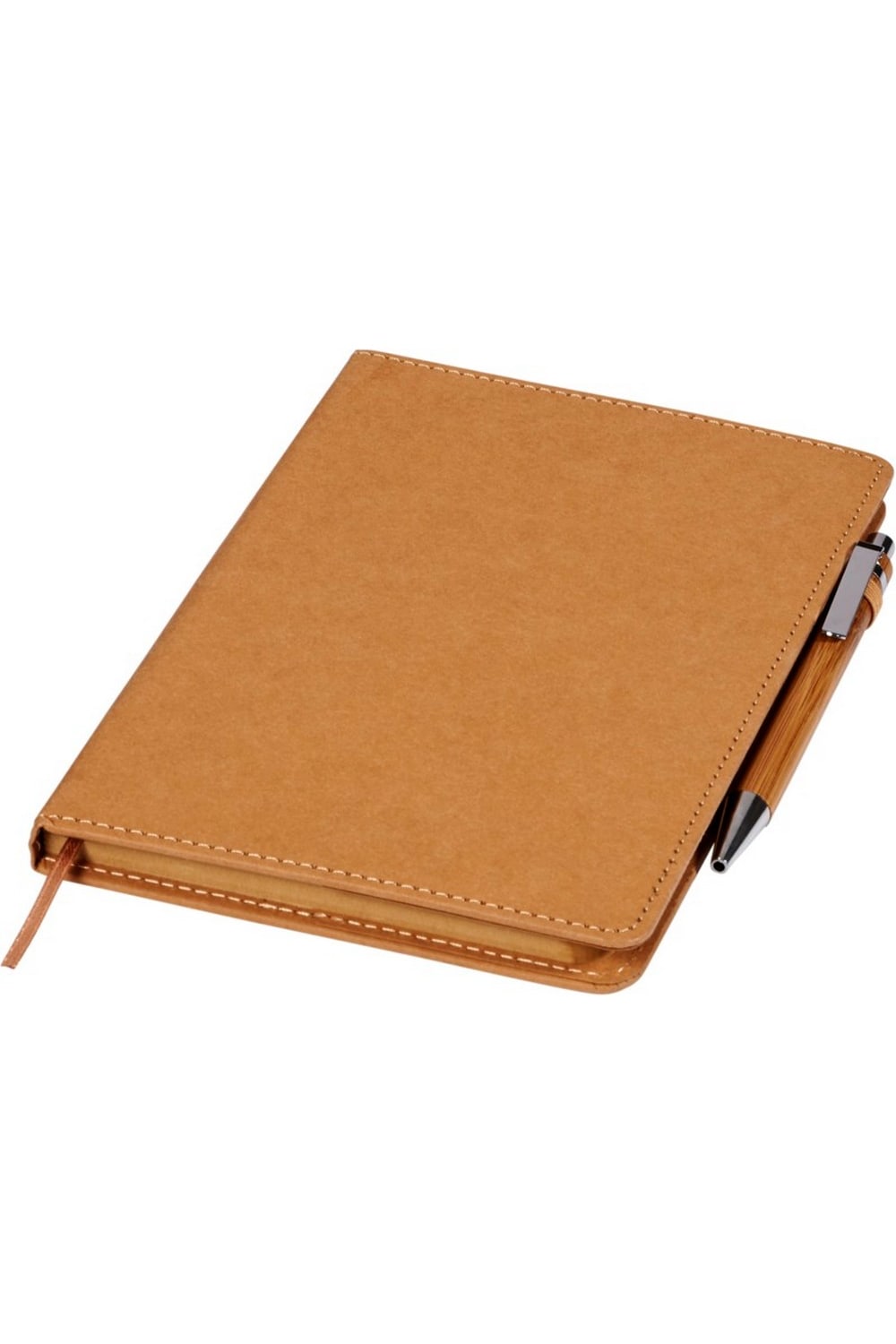 Bullet Celuk Ballpoint Pen And Notebook Set (Brown) (One Size)