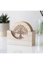 Load image into Gallery viewer, Something Different Tree Of Life Engraved Coaster Set