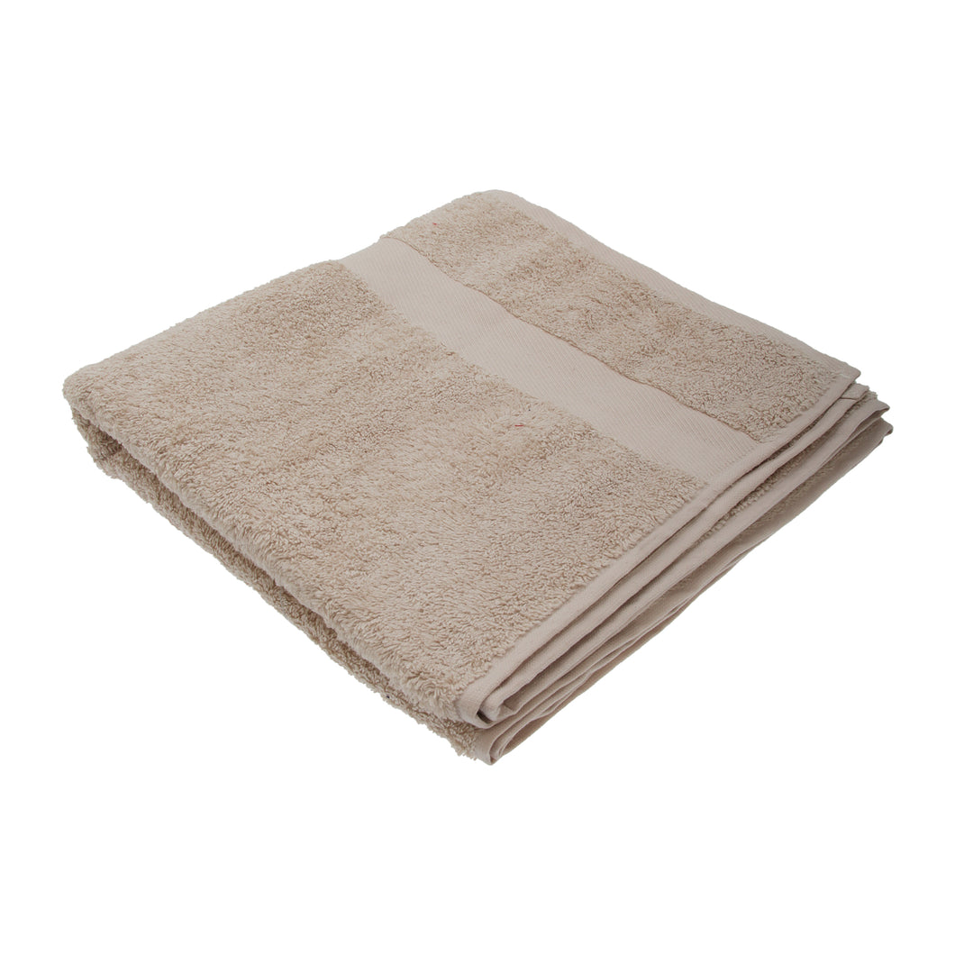 Jassz Premium Heavyweight Plain Bath Towel 28 x 56 inches (Sand) (One Size)