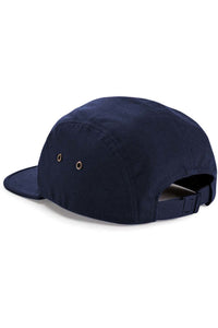 Canvas 5 Panel Classic Baseball Cap Pack Of 2 - Navy