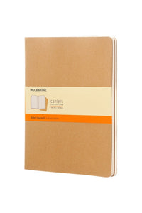 Moleskine Cahier Ruled Journal XL (Brown) (One Size)