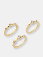 Load image into Gallery viewer, Louise Stackable Gold Ring Set