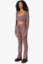 Load image into Gallery viewer, Ribbed Sweater Pant - Mink