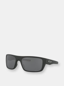 Oakley Men's Polarized Drop Point OO9367-936708-60 Black Rectangle Sunglasses