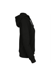 Build Your Brand Womens/Ladies Merch Hoodie (Black)