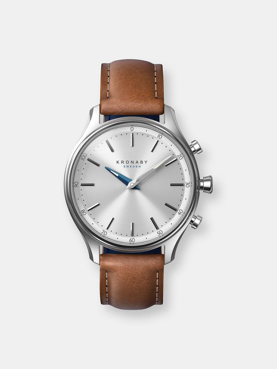 Kronaby Sekel S0658-1 Brown Leather Automatic Self Wind Smart Watch