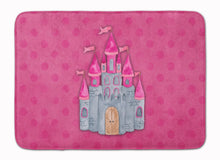 Load image into Gallery viewer, 19 in x 27 in Princess Castle Watercolor Machine Washable Memory Foam Mat