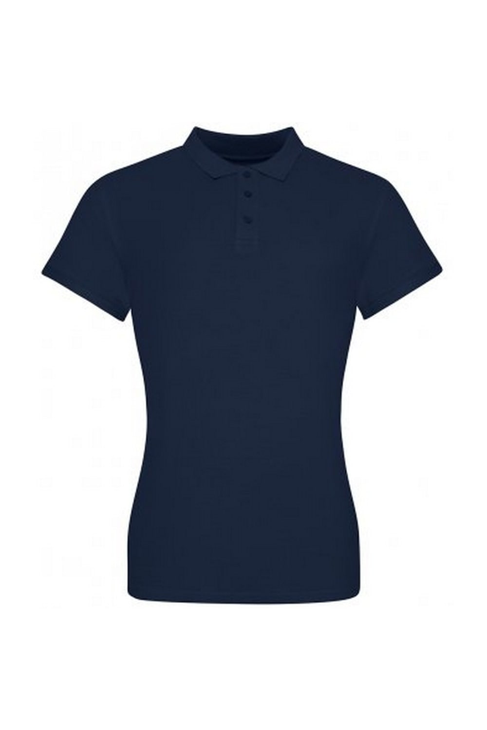 Womens/Ladies Piqu Cotton Polo Shirt - Oxford Navy