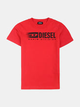 Load image into Gallery viewer, Red Logo Print T-Shirt