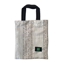 Load image into Gallery viewer, Eco-Conscious Halima Tote In White &amp; Beige