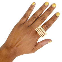 Load image into Gallery viewer, Leah 4 In 1 14k Gold-Plated Stacked Ring