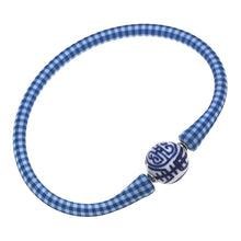 Load image into Gallery viewer, Bali Chinoiserie Bead Silicone Bracelet