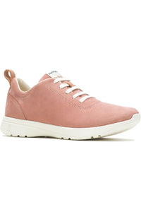 Womens/Ladies Leather Sneakers - Blush