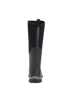 Load image into Gallery viewer, Womens/Ladies Arctic Sport Tall Pill On Rain Boots - Black/Black
