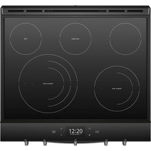 Load image into Gallery viewer, 6.4 Cu. Ft. Black Stainless Electric Convection Range