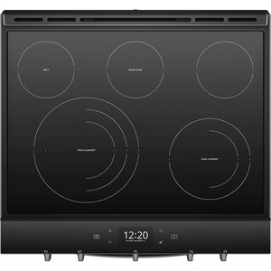 6.4 Cu. Ft. Black Stainless Electric Convection Range