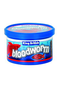 King British Bloodworm Fish Treat (May Vary) (0.25oz)