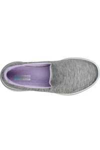 Womens/Ladies GOwalk 5 Surprise Casual Shoes - Gray